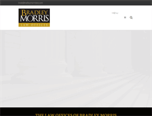 Tablet Screenshot of bradleymorrislaw.com